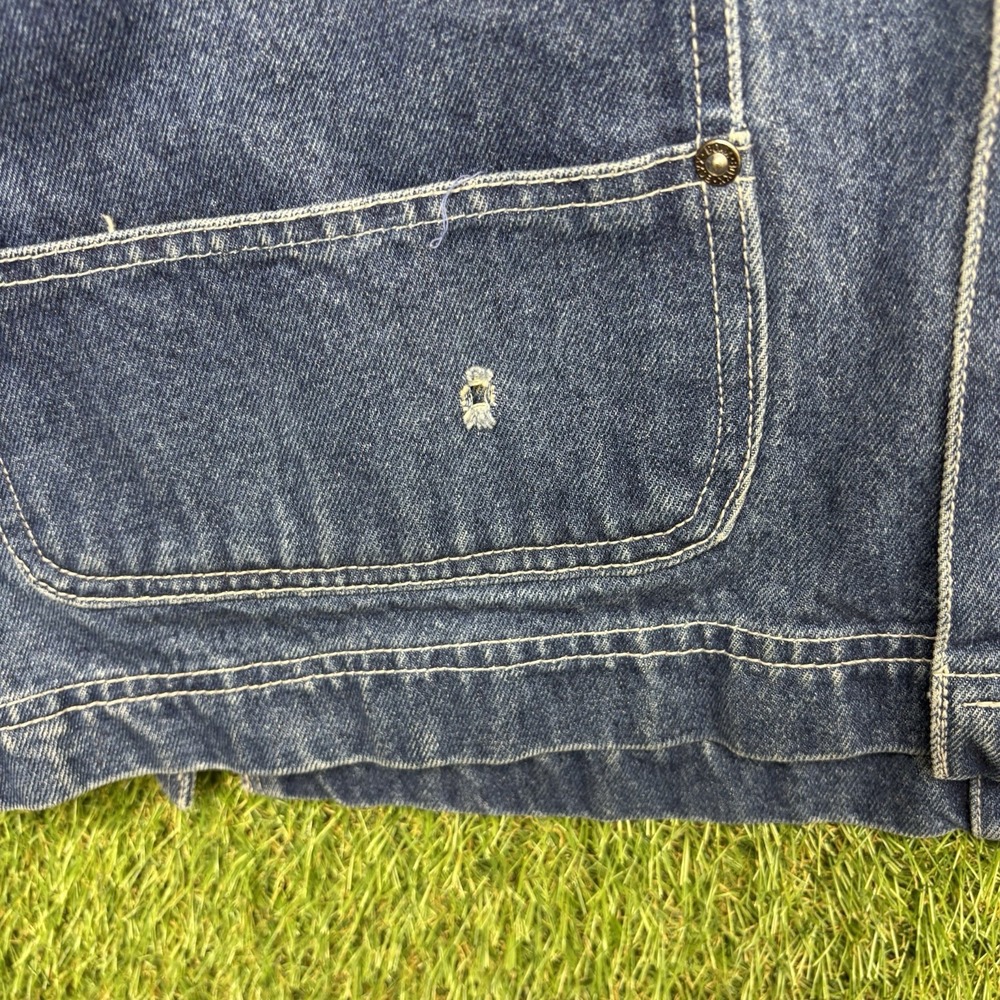 Vintage Boxx Jean Jacket Mens Large Chore Coat Medium Wash Workwear Made in USA - Picture 6 of 12
